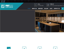 Tablet Screenshot of polydorkitchens.com.au